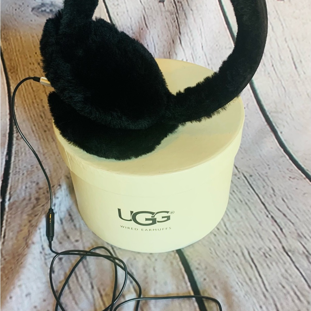 The warmth of Uggs in a earmuff stereo sound. These war muffs work double duty!